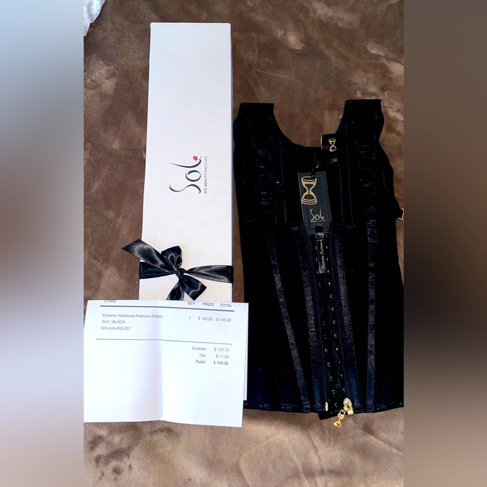 Sol beauty and care Extreme Waistcoat Platinum Edition 3xs. New.